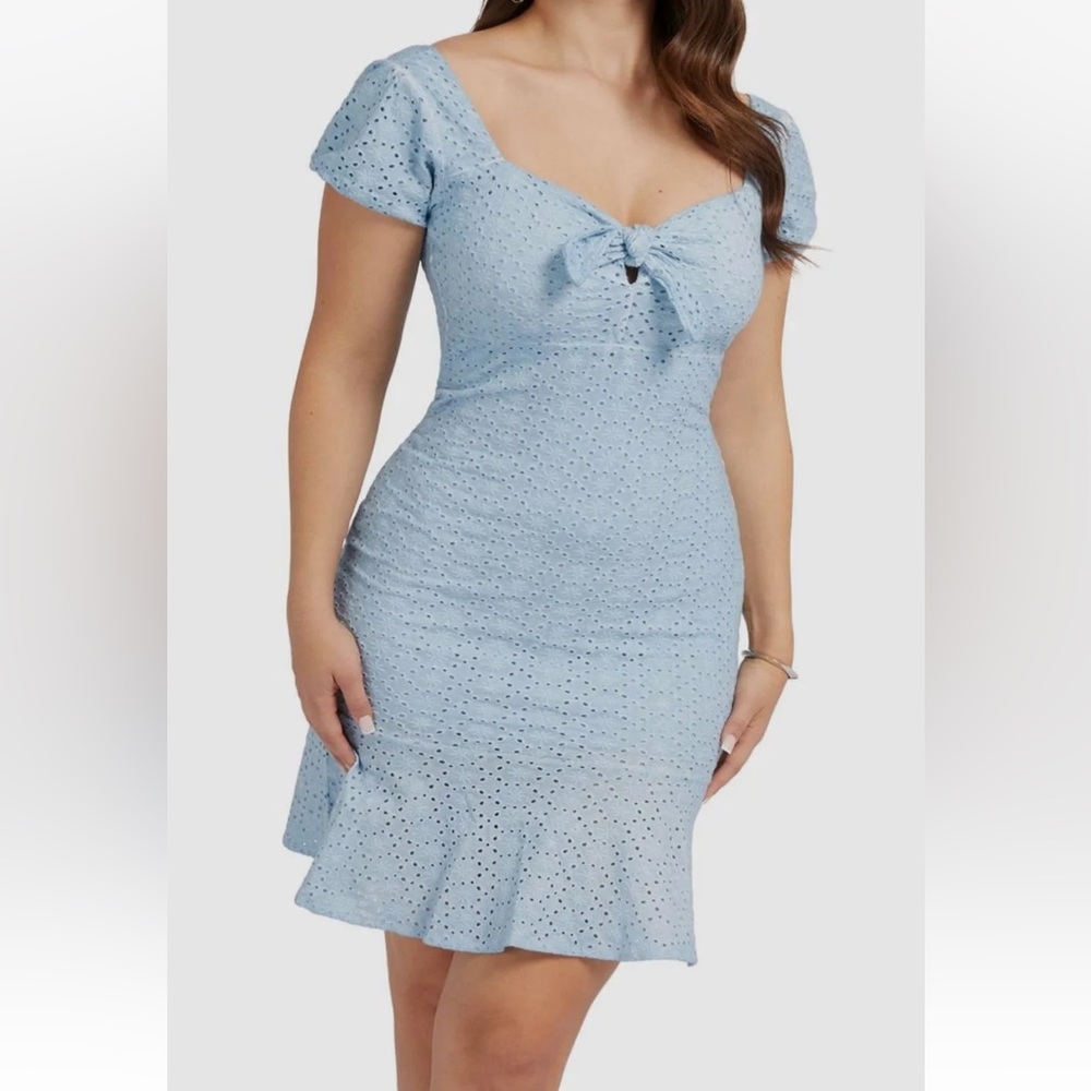 Guess Blue Breanna Dress XS NWT $15